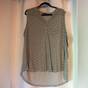 Primark Grey Printed Sleeveless Top